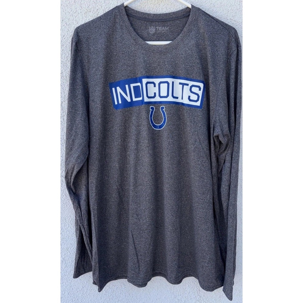 NFL Indianapolis‎ Colts Team Apparel Long Sleeve T-Shirt Adult M NWOT